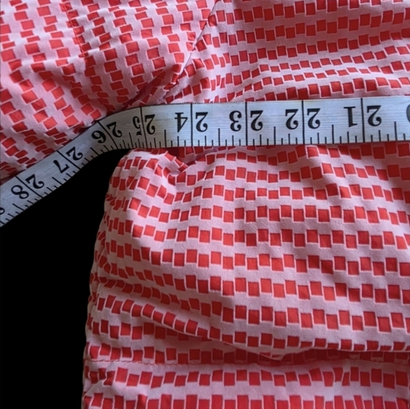 🔥NWT Puffer Jacket BoohooMAN Orange Velvet 2 Tone Check Funnel Neck - Size M. - Picture 11 of 16